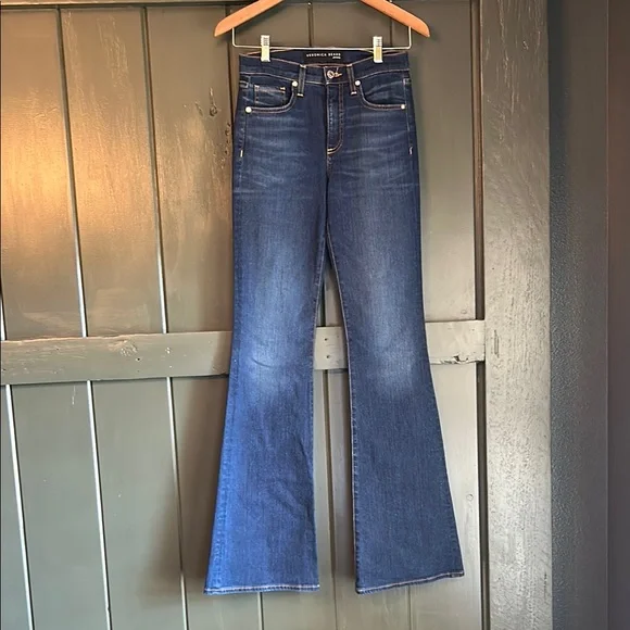 EUC Veronica Beard Blue Flare Wide Leg Jeans 26 - Picture 4 of 7